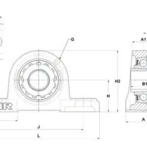 Zespół z oprawą żeliwną UKP.307 SNR Zamów teraz